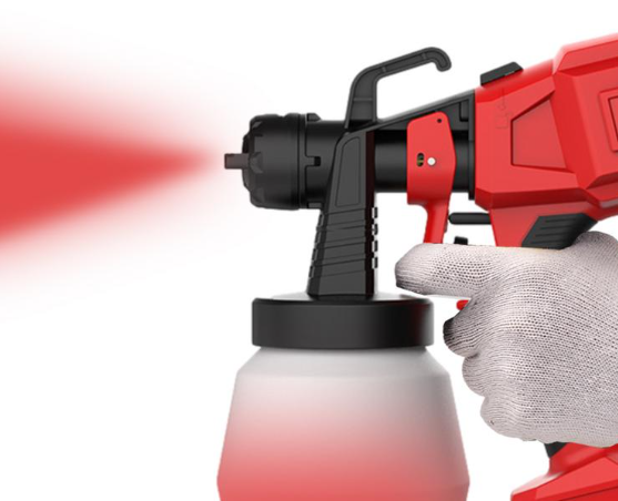 Pistol de vopsit cu acumulator, 21V, Li-Ion,rezervor 800ml, 650ml/min
