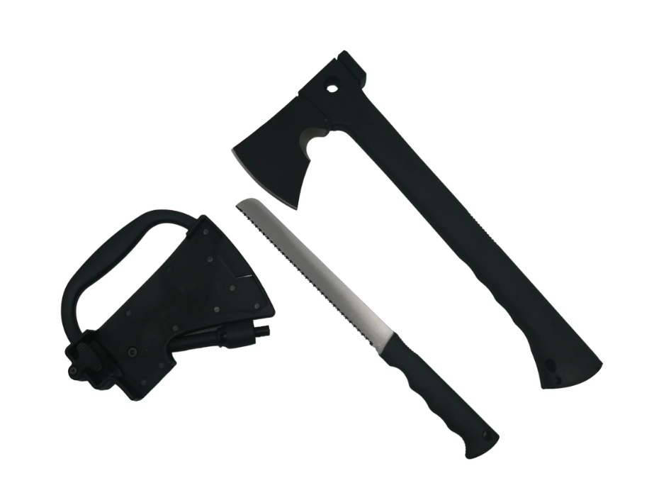 Topor Survivor, Futuristic Survival, otel inoxidabil, negru, 35.5 cm