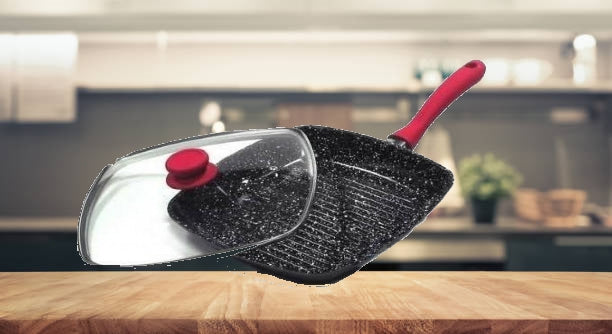 Tigaie Grill Ceramica si Granit Profesionala Lichidare Stoc
