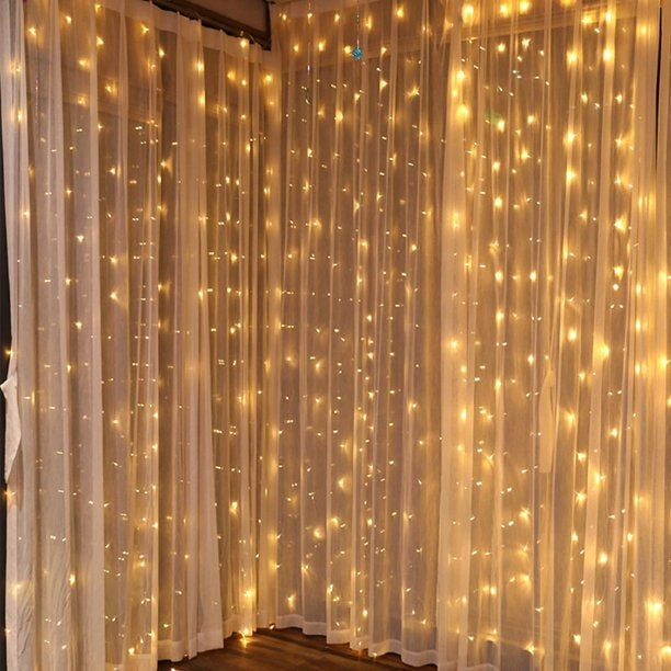 Perdea luminoasa 3 X 3 M, 390 leduri conectabila