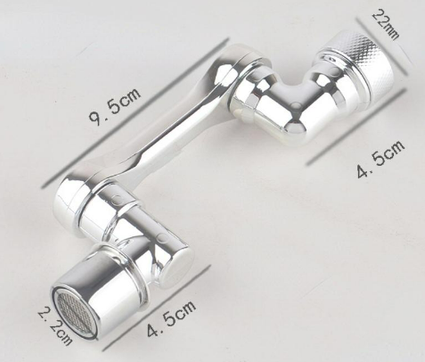 Extensie robinet rotativa 1080°, moduri multiple de curgere a apei