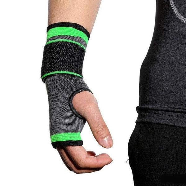Orteza Elastica Pentru Incheietura Mana, Ajustabila Cu Bretea Elastica, Material Elastic Respirabil, Marime Universala, Pentru Mana Stanga Sau Dreapta