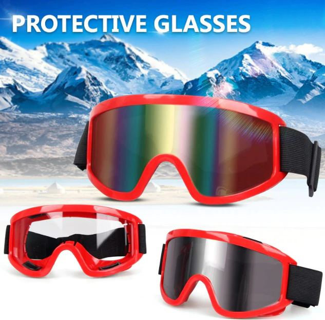 Ochelari de protectie anti-praf sau zapada, cu aerisiri anti-aburire, pentru schi, snowbording, ATV-uri, motocross