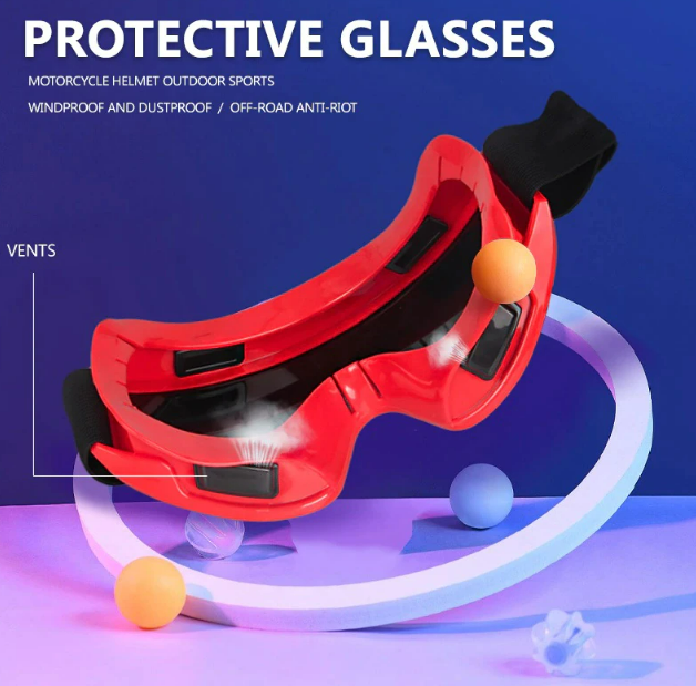 Ochelari de protectie anti-praf sau zapada, cu aerisiri anti-aburire, pentru schi, snowbording, ATV-uri, motocross