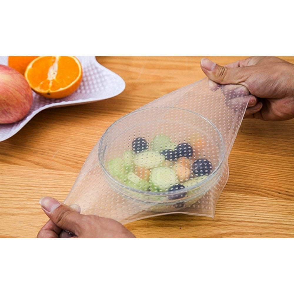 Set 4 folii refolosibile pentru alimente