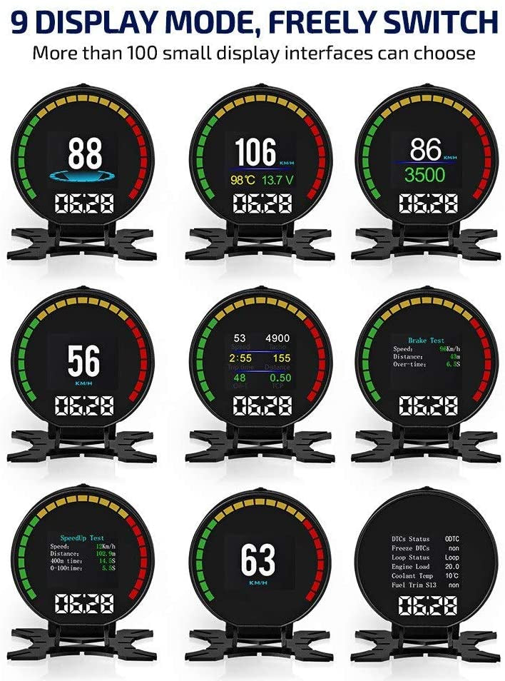 HEAD UP DISPLAY CU SUPORT PENTRU BORD OBD&OBD2