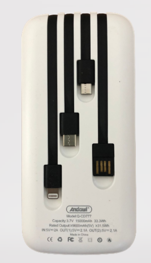 Baterie Externa 4 in 1 1500mAh