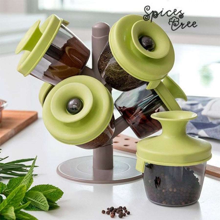 Suport Condimente 6 piese Green Eco