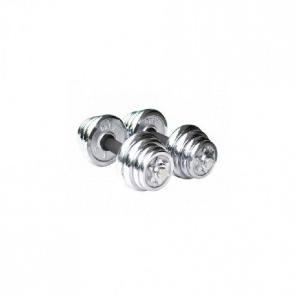 Set 2 piese gantere cromate 10KG