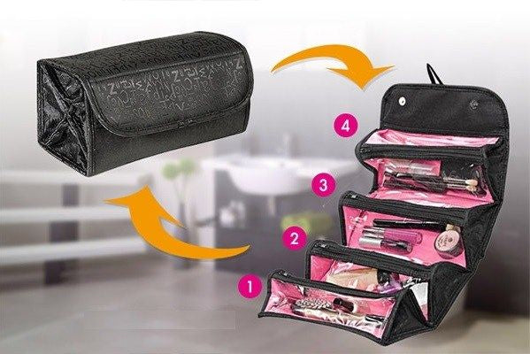 Geanta organizator pentru farduri Roll N Go