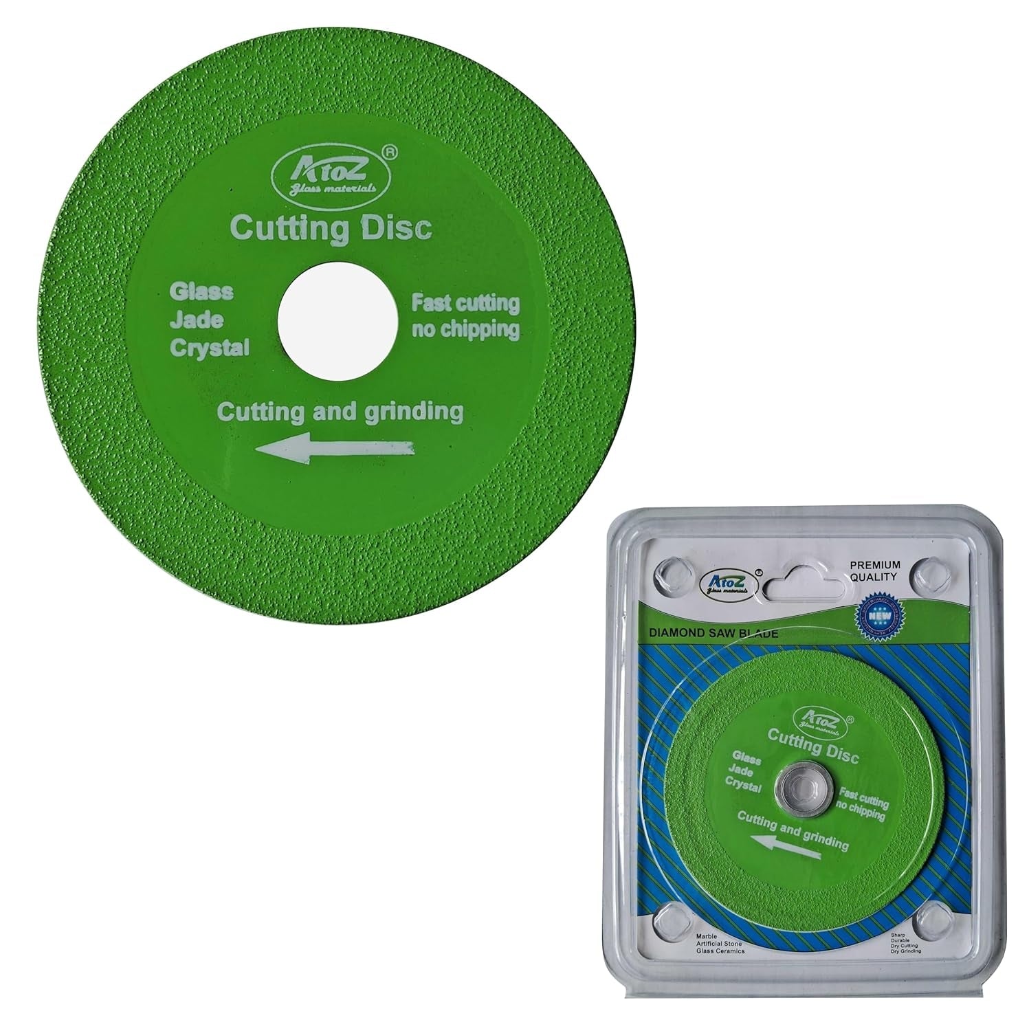 Disc Diamantat pentru taiat si slefuit Sticla, Gresie Extra Dura, diametru 115 / 125