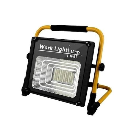 Proiector solar portabil, tip lampa de lucru, 50W, incarcare solara, IP67