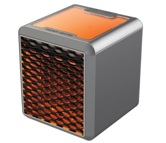 Mini aeroterma cu aer cald 1500 W si lumina ambientala