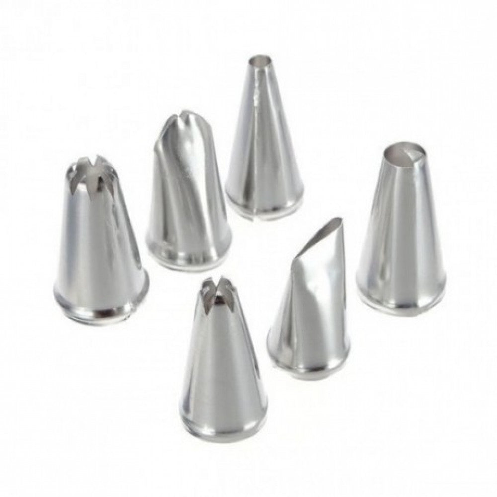 Duiuri Profesionale Inox 6 Piese Ornat Prajituri