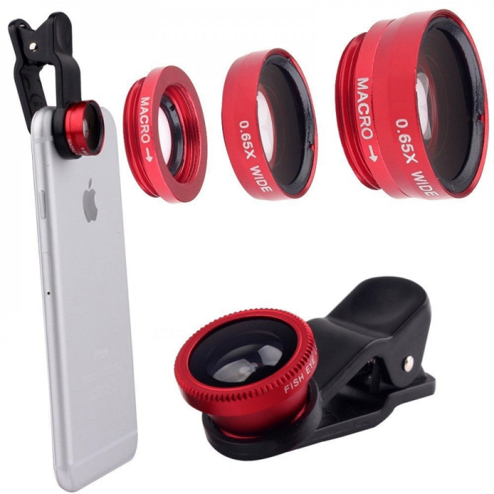 Lentile Universale Telefon Profesionale 3 in 1 Oferta Limitata