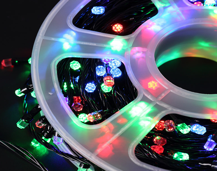 Rola Instalatie 50 / 100 m, LED, V8 diamant, Exterior, jocuri de lumini