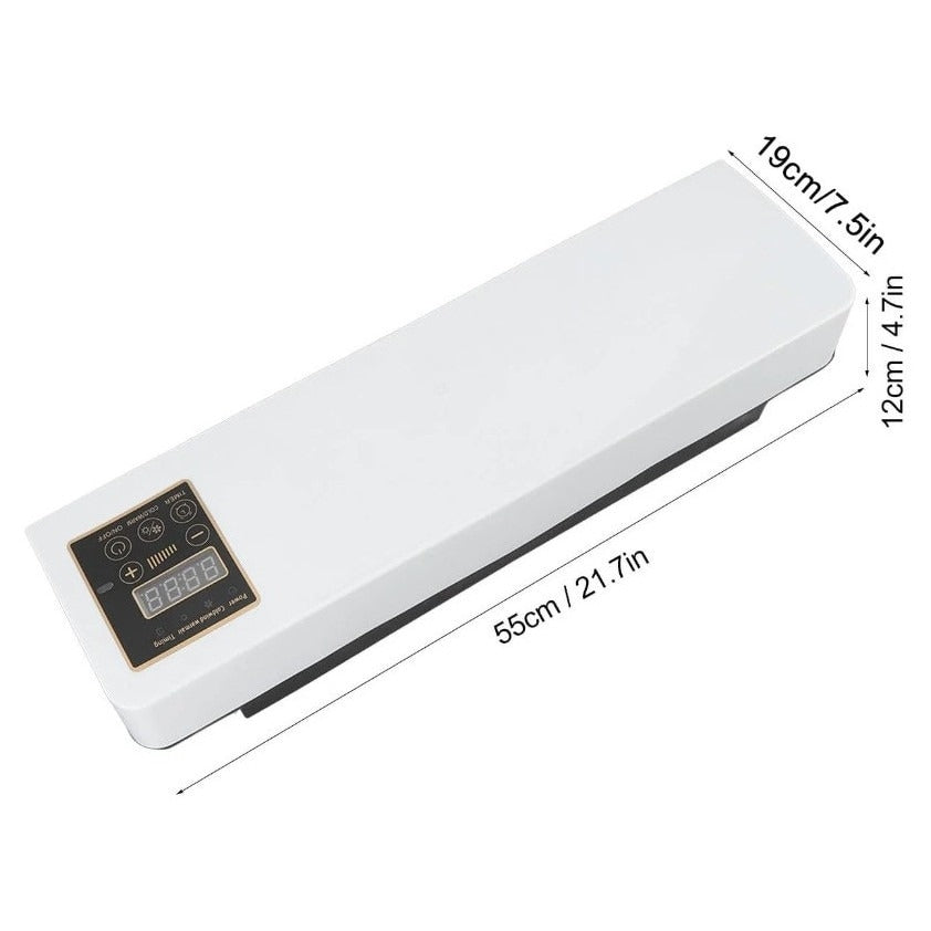Racitor de aer portabil 2 in 1, 1800W, termostat electronic, display LED, timer, functii de racire si incalzire