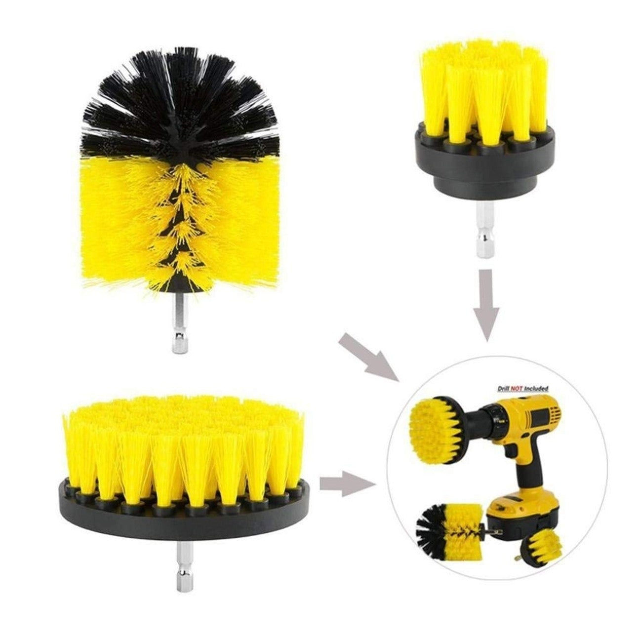 PACHET PROMOTIONAL !! LANCE PRESIUNE PENTRU SPALAT + MINI BOMASINA ELECTRICA 3.6V + SET 3 PERII PENTRU CURATARE, UNIVERSALE, CU ADAPTOR PENTRU BORMASINA