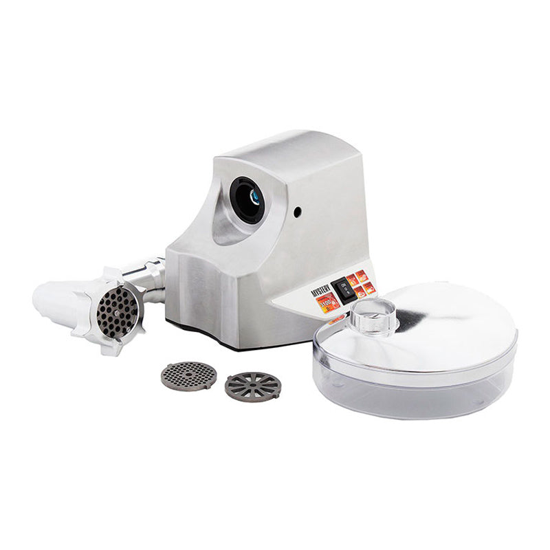 Masina electrica de tocat carne Mystery Home, 3100 W, 2 viteze, functie reverse, 3 site incluse
