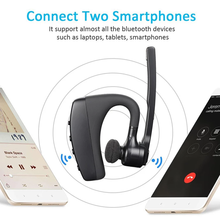 Handsfree K10C, multipoint, anulare zgomot de fundal, control volum, rotatie microfon.
