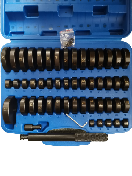 Trusa adaptoare presa bucse bucsi si rulmenti 52 piese 18-74 mm