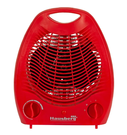 Aeroterma Hausberg HB-8501, 2000 W, 2 trepte de putere, termostat reglabil
