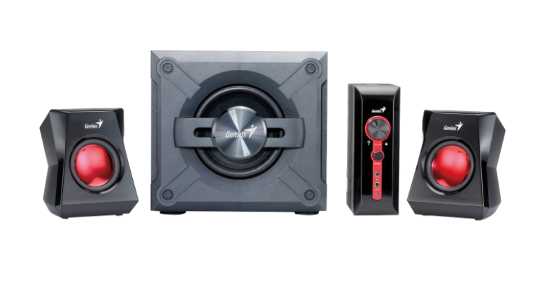 Boxe Genius 2.1 SW-G2.1 1250, 38W RMS, Negru
