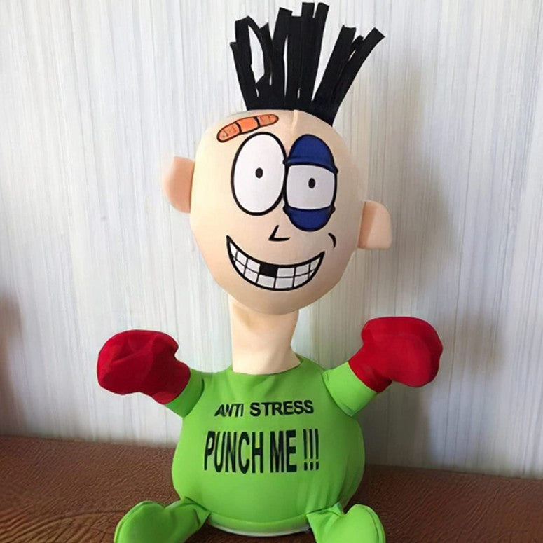 JUCARIE INTERACTIVA ANTISTRES, PUNCH ME - LOVESTE-MA , CU SISTEM DE PRINDERE VENTUZE, 25 CM