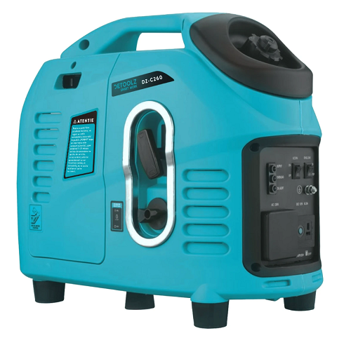 Generator invertor 53.5CC benzina 1100W, Detoolz (DZ-C260)