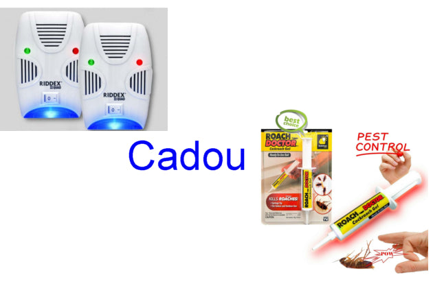 Aparat anti rozatoare, anti soareci, anti sobolani, anti gandaci - Set 2 bucati CADOU !!! Insecticid tip gel pentru gandaci