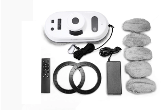 Robot Smart Pentru Lustruirea Geamurilor, Cu Fixare Prin Absorbtie