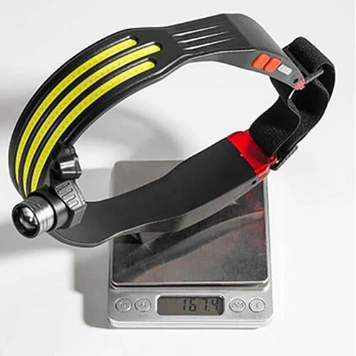 Lanterna de cap W694 3 Cob profesionala ajustabila cu Usb