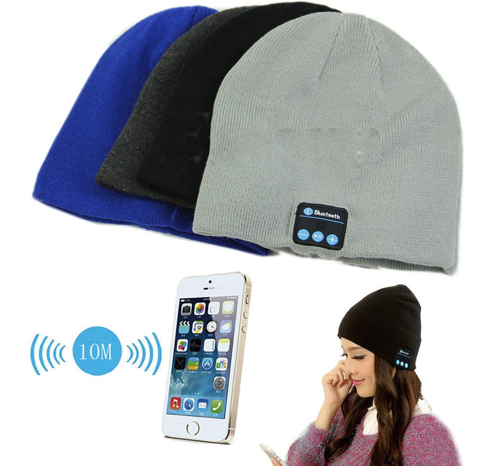 Caciula Muzicala Fes Unisex cu Functie Bluetooth si Casti Incorporate
