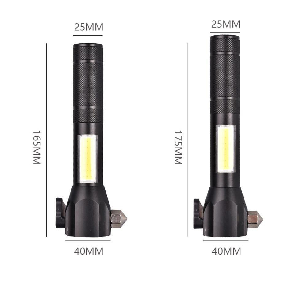 Lanterna 4 in 1 reincarcabila LED COB de urgenta pentru masina