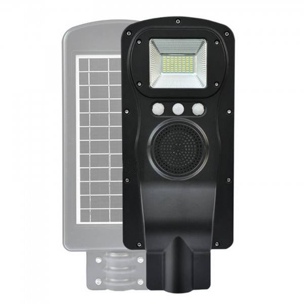 Proiector Stradal 60 W,  Conectare Boxa Bluetooth, Panou Solar, Telecomanda, Senzor De Miscare