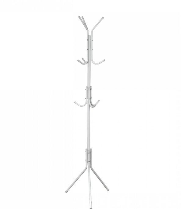 Cuier pentru haine, negru, corp metalic, 165cm