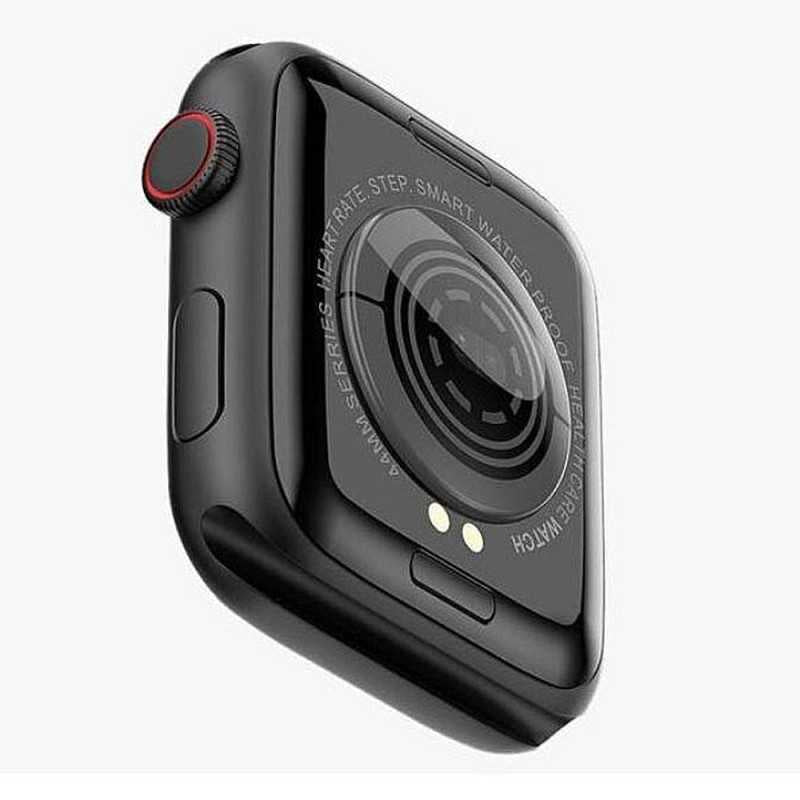 Ceas Smartwatch  Bluetooth, Pedometru, Monitorizare Somn Ritm CardiacActivitati, Notificari, Negru, rezistenta apa