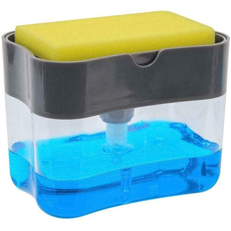 Set Dispenser Detergent Lichid Vase 2 in 1,  Burete Inclus, Rezervor 380ml