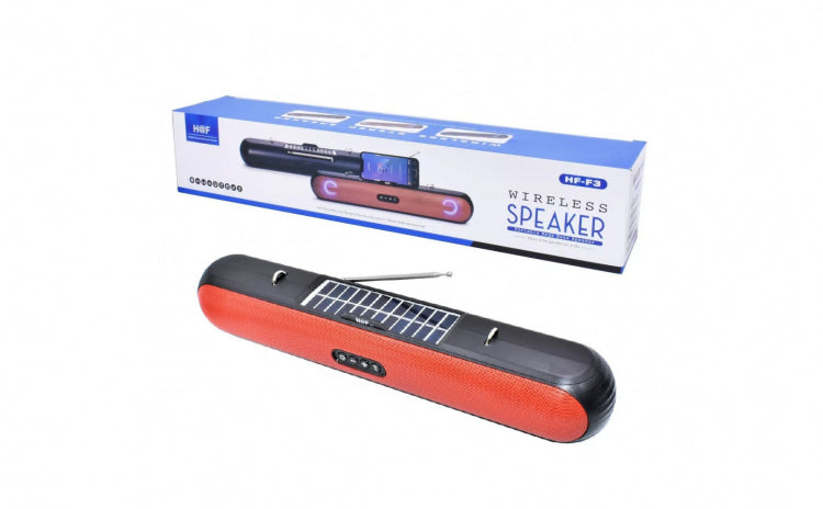 Boxa portabila, USB/SD/AUX/RADIO, conexiune Bluetooth si incarcare solara, HF-F3
