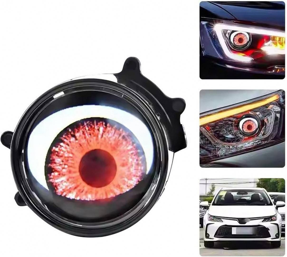Set 2 becuri auto DEVIL EYES 3D