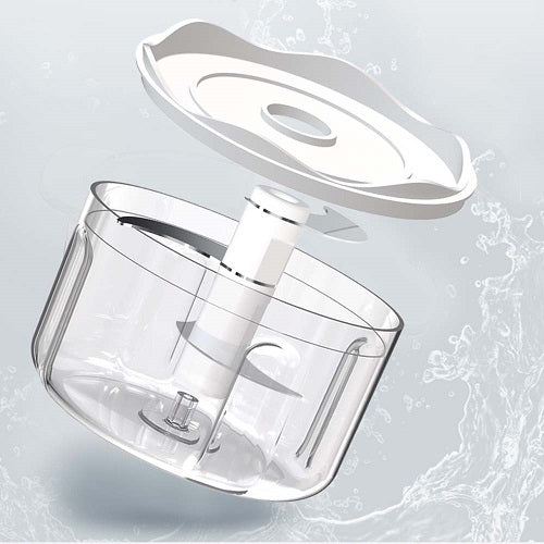 Pachet Promotional !!! TERMOS INOX CU AFIȘAJ LCD, 0,5 LITRI + TOCĂTOR PENTRU ALIMENTE – MIXER INCARCARE USB