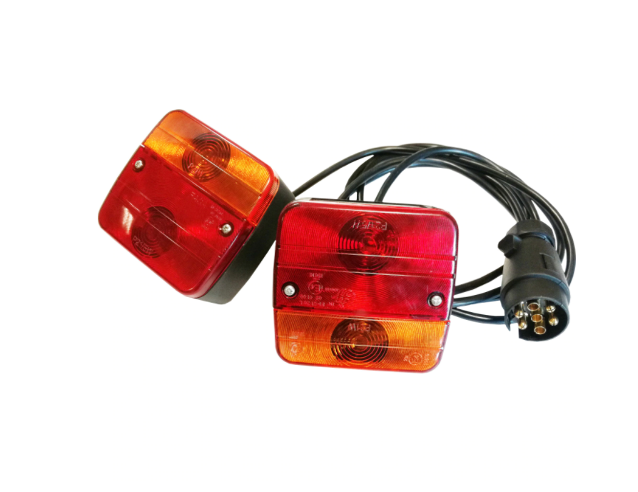 Stopuri remorca led cu talpa magnetica si cablu cu priza 7 pini