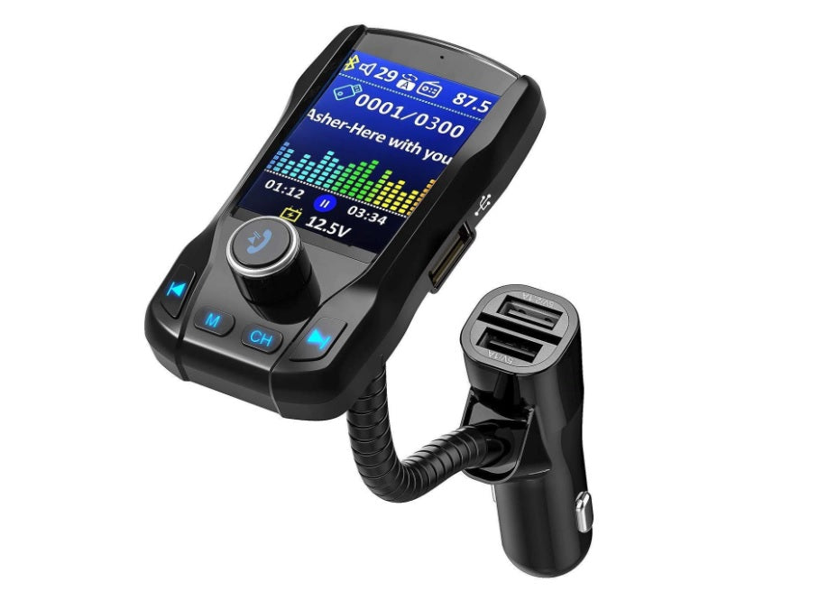 Modulator FM Transmitator Functie Bluetooth, Display 1.8, 3xUSB, HandsFree