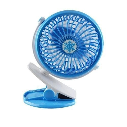 Ventilator mini, clema pentru prindere, acumulator inclus