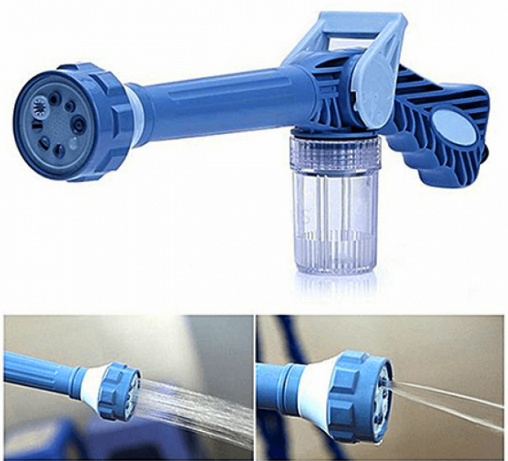 Pachet Promotional !! Aspersor rotativ pentru gazon + Pistol de apa-Ezjet water cannon + Set 6 lampi solare de gradina