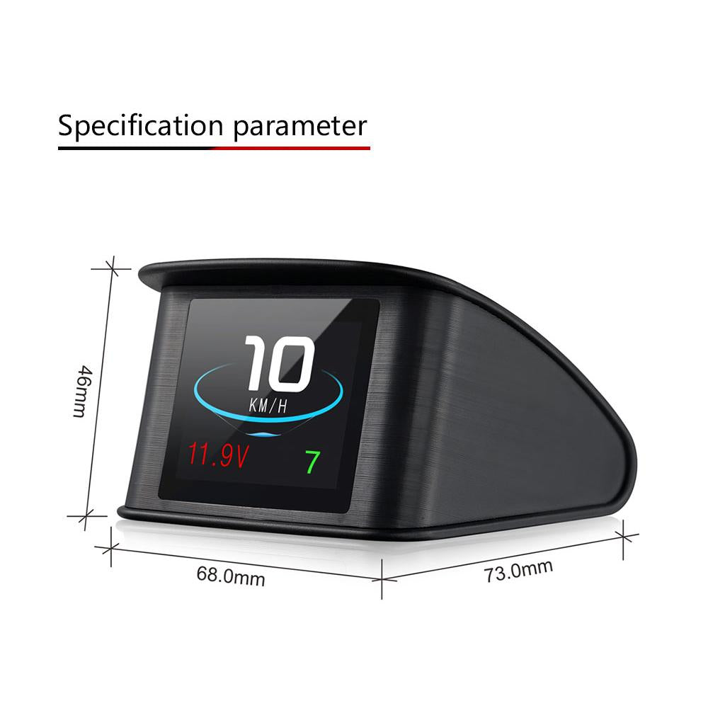 Head Up Display T600 2.2 inch auto Digital cu TFT LCD multi-color, viteza & conducere distanta