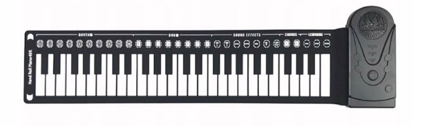 Pian digital electronic pentru incepatori, Pliabil, 49 clape, Silicon