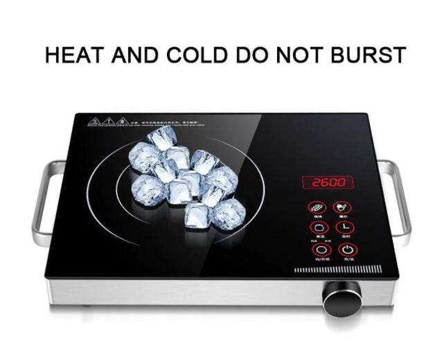Plita infrarosu, 2000W, LED, 10 trepte