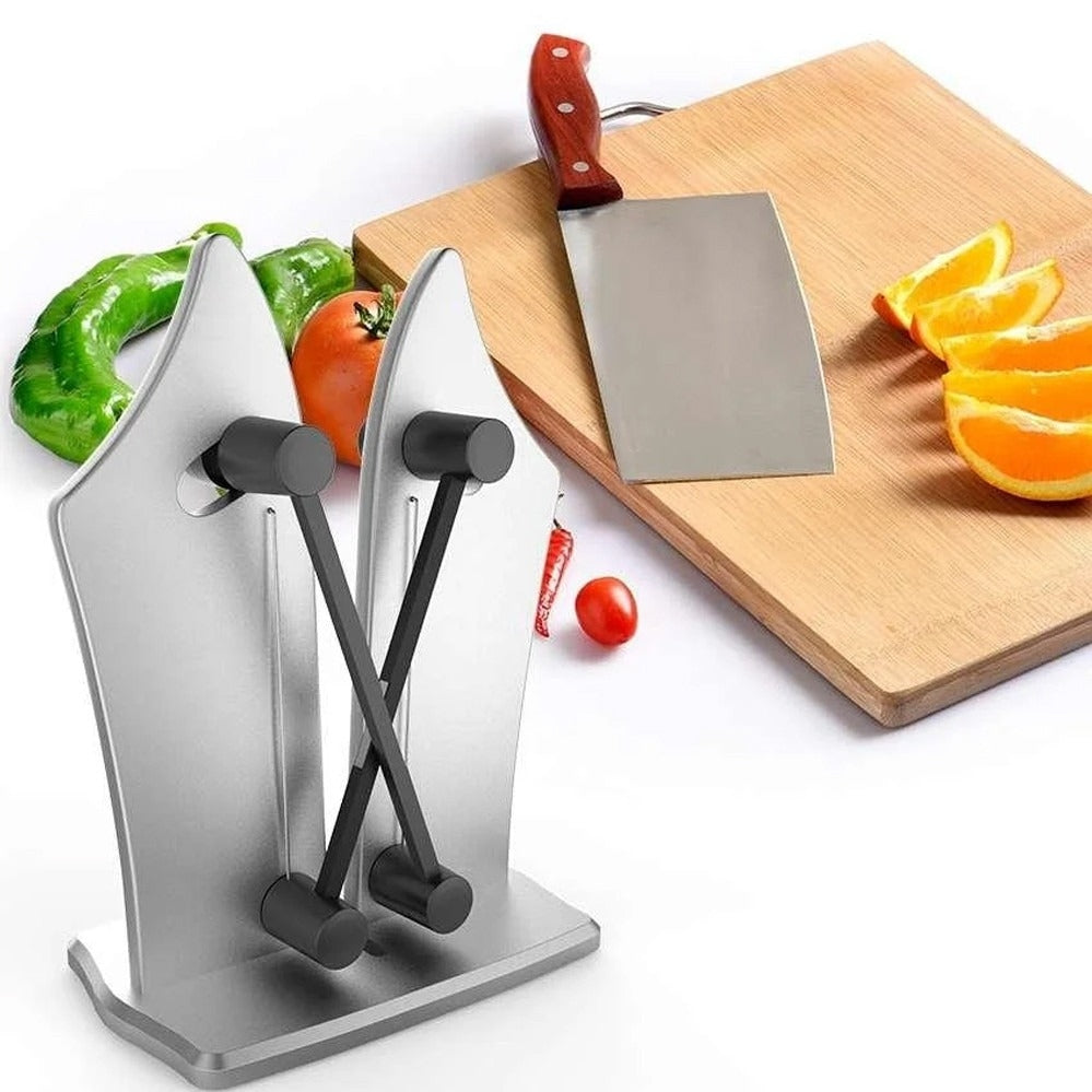 Dispozitiv manual pentru ascutit cutite si foarfece, Pentru toate tipurile de cutite