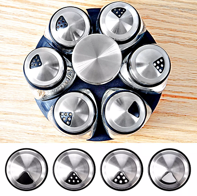 Raft rotativ 6 IN 1 pentru condimente, organizator, borcan de depozitare.